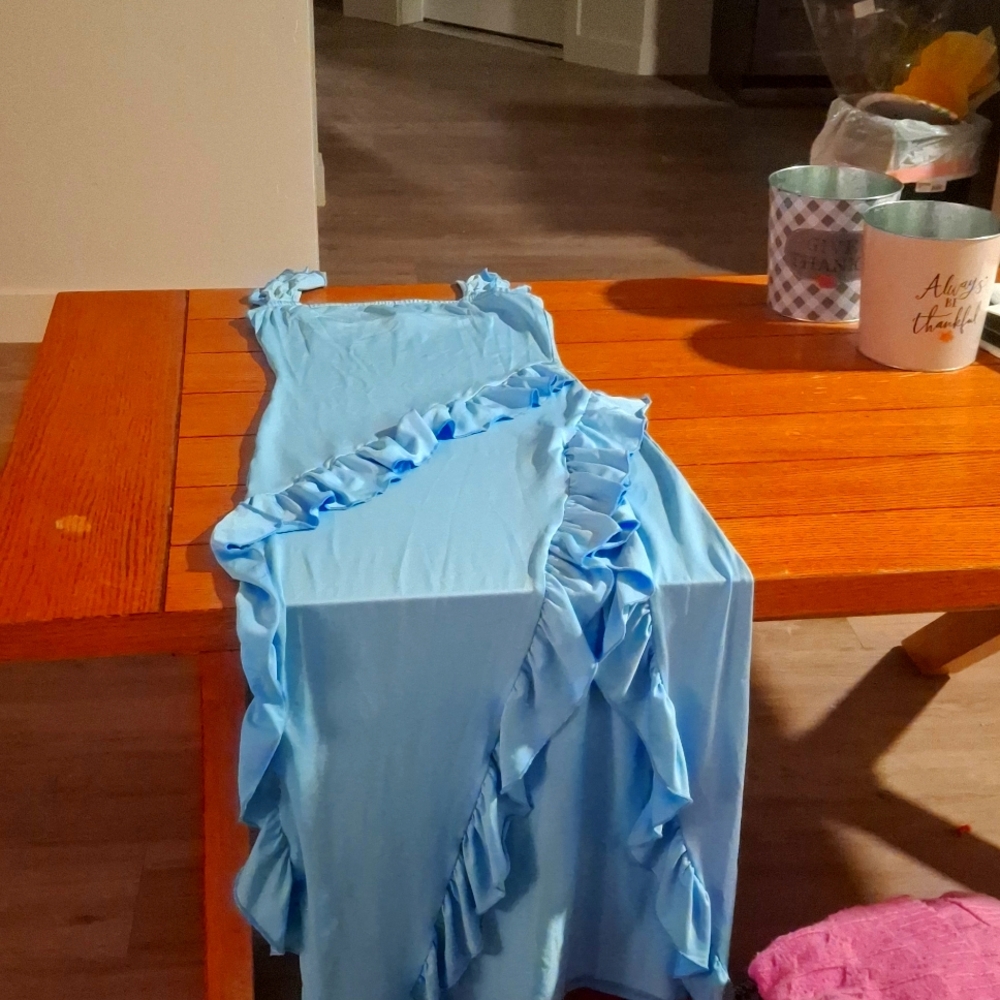 Blue dress messini